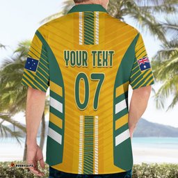 Custom Australia Soccer Hawaiian Shirt Go Matildas Dynamic National Colors