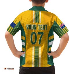 Custom Australia Soccer Hawaiian Shirt Go Matildas Dynamic National Colors