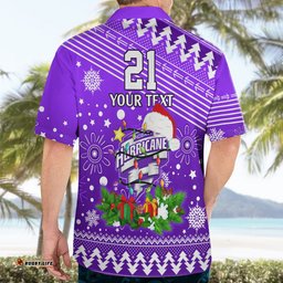 Custom Hurricanes BBL Hawaiian Shirt Christmas Vibe