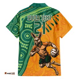 Custom Australia Rugby Wallaroos Hawaiian Shirt Indigenous Aboriginal Pacific Champions