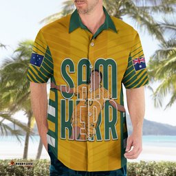 Custom Australia Matildas Hawaiian Shirt Sam Kerr Legend
