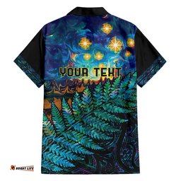 Matariki Te Tau Hou Maori Hawaiian Shirt New Zealand Silver Fern Night Starry Sky