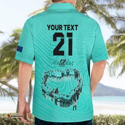 Matildas Til Its Done Custom Hawaiian Shirt Australia Womens Soccer Turquoise Style