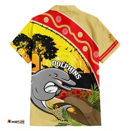 Dolphins ANZAC Day Hawaiian Shirt Rosemary Starring Night Style