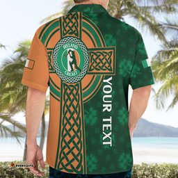 Custom Ireland Cricket Hawaiian Shirt 2024 Celtic Shamrock Go Champions