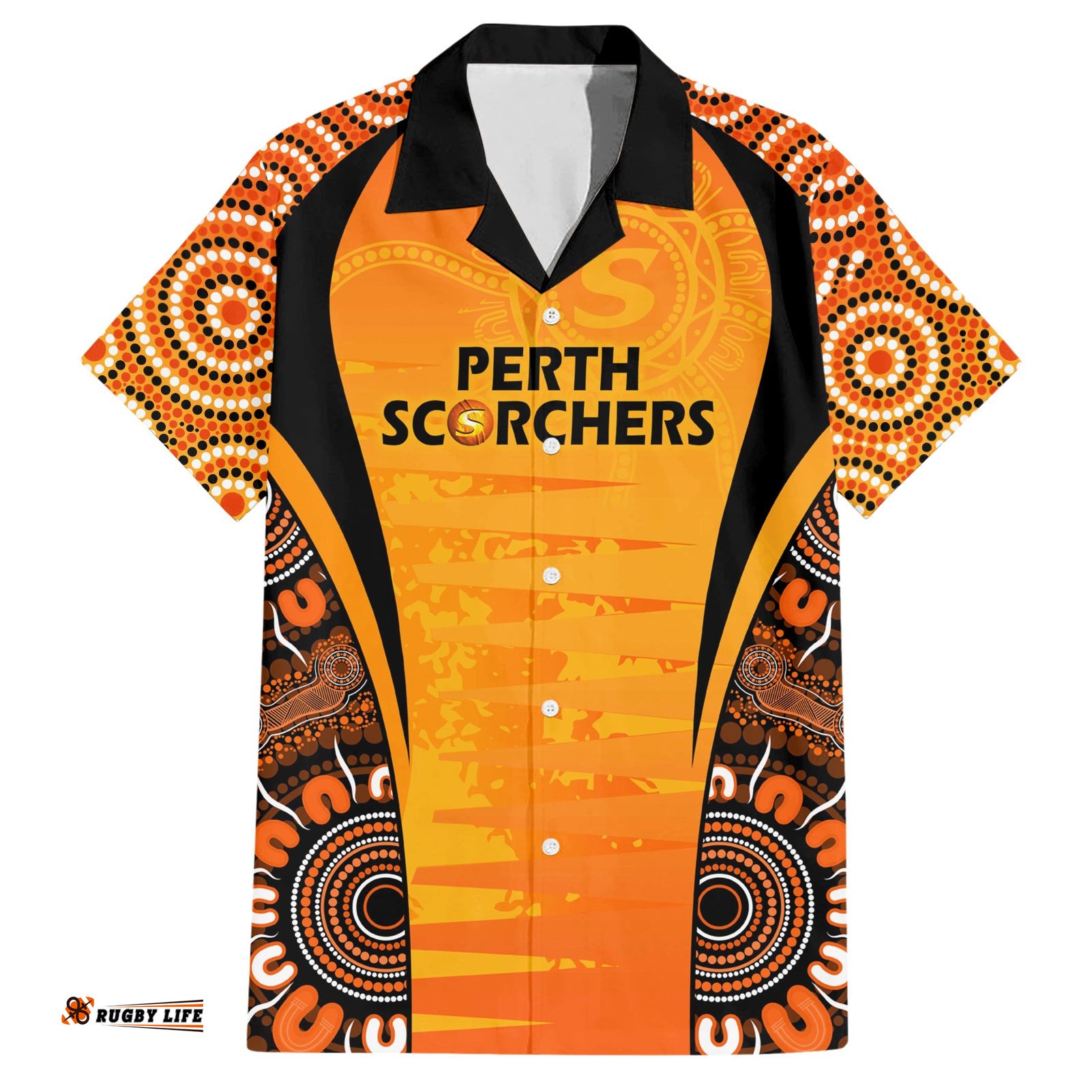 Made Tough Scorchers Custom Hawaiian Shirt Champions BBL13 Aboriginal Version