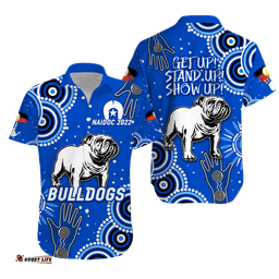 Bulldogs Rugby NAIDOC Aboriginal Hawaiian Shirt