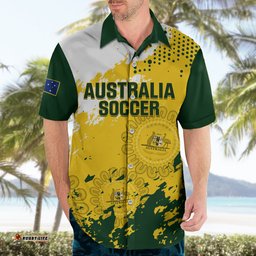 Australia Soccer Hawaiian Shirt Til Its Done Matildas 2024 Happy 46th Anniversary
