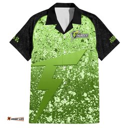 Sydney Thunder Custom Hawaiian Shirt BBL Cricket Team 2024