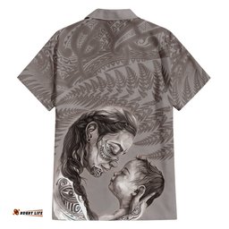 New Zealand Mother's Day Hawaiian Shirt Maori Mo Toku Mama Silver Fern