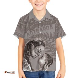New Zealand Mother's Day Hawaiian Shirt Maori Mo Toku Mama Silver Fern