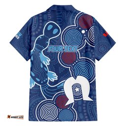 NAIDOC Week Hawaiian Shirt NSW Blues Platypus