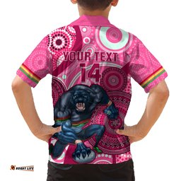 Custom NRL Panthers Hawaiian Shirt Indigenous Penrith Dynamic Pink Version