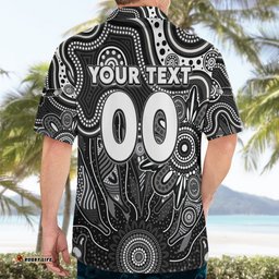 Personalised Magpies NAIDOC Week 2024 Hawaiian Shirt Aussie Aboriginal Art