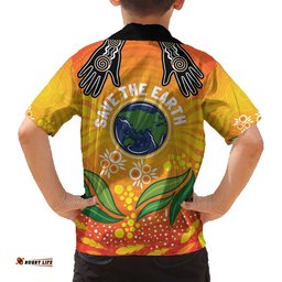Australia Earth Day Indigenous Hawaiian Shirt Save The Earth