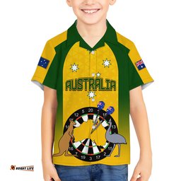 Custom Australia Darts Hawaiian Shirt National Color Basic