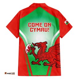Wales Rugby Hawaiian Shirt Come On Cymru Champions World Cup