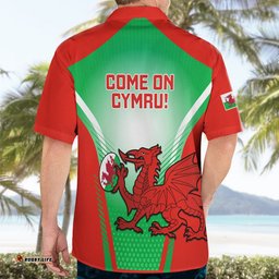 Wales Rugby Hawaiian Shirt Come On Cymru Champions World Cup