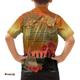 Australia Koala Soldier Style Hawaiian Shirt Last Post Lest We Forget