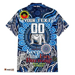 Custom NAIDOC Week 2024 Bulldogs Hawaiian Shirt Mascot Rugby