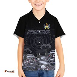 Custom Cowboys Rugby Hawaiian Shirt The Starry Night Indigenous