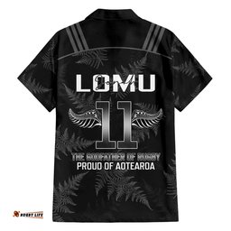New Zealand Silver Fern Rugby Hawaiian Shirt Aotearoa Godfather Proud Gone But Never Forgotten