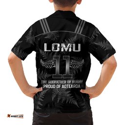 New Zealand Silver Fern Rugby Hawaiian Shirt Aotearoa Godfather Proud Gone But Never Forgotten