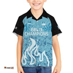 Custom Brisbane Heat Champions BBL13 Hawaiian Shirt