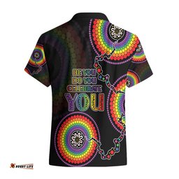 Australia LGBT Hawaiian Shirt Be You Do You Celebrate You Aboriginal Style