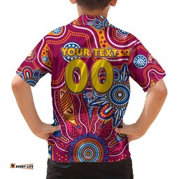 Personalised Crows NAIDOC Week 2024 Hawaiian Shirt Aussie Aboriginal Art