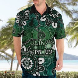 NAIDOC Week 2024 Fire Burning Hawaiian Shirt Aboriginal Dots Green Art