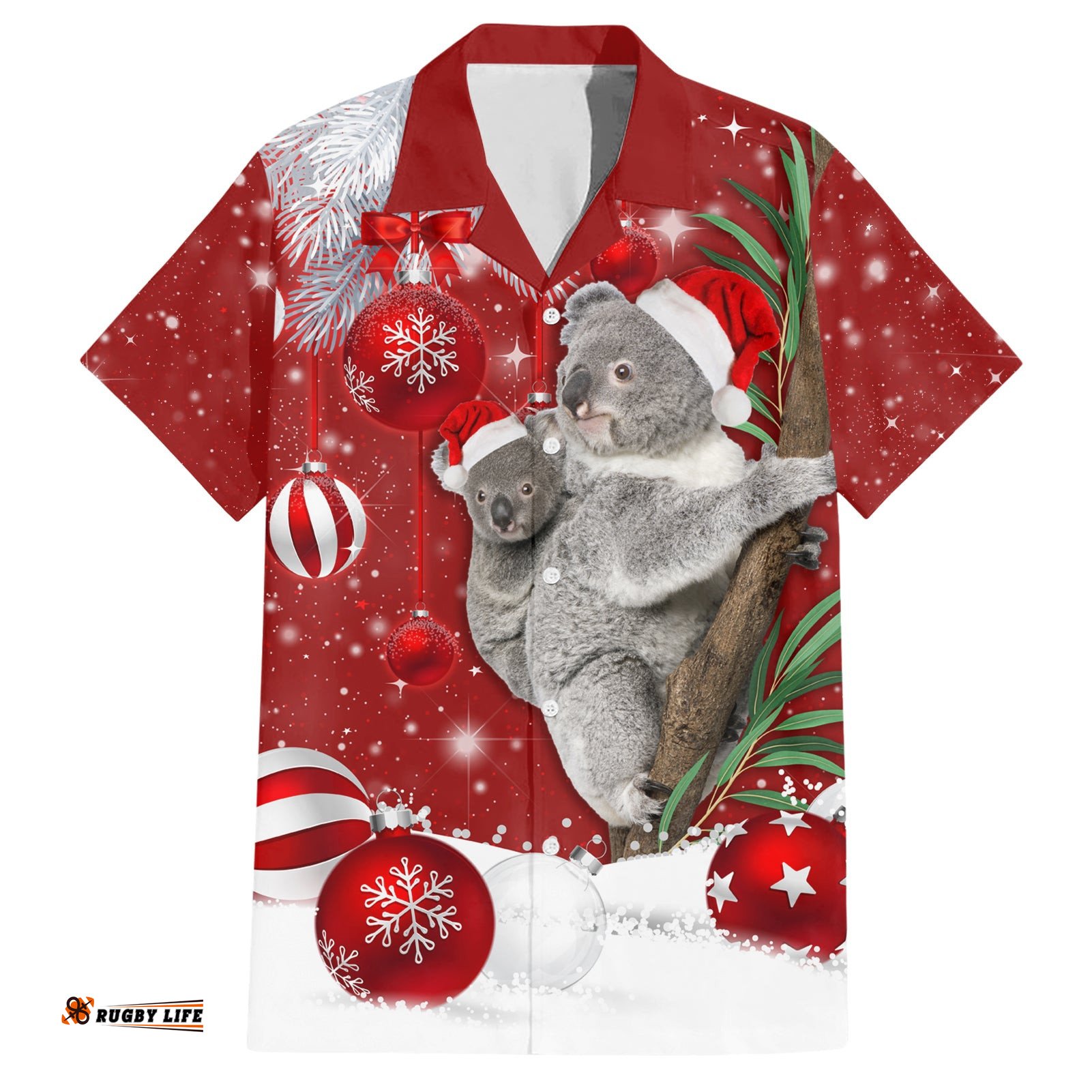 Australia Christmas Hawaiian Shirt Santa Koala Ver02