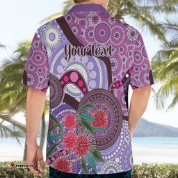Personalised Australia NAIDOC 2024 Hawaiian Shirt Keep the Fire Burning Hakea Flowers