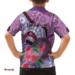 Personalised Australia NAIDOC 2024 Hawaiian Shirt Keep the Fire Burning Hakea Flowers