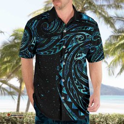 New Zealand Tribal Tattoo Hawaiian Shirt With Matariki Art