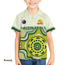 Custom Australia Cricket Hawaiian Shirt Boxing Day Test Indigenous Art