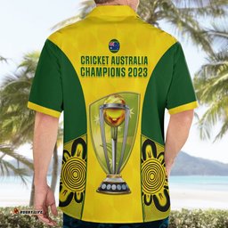 Australia Cricket Hawaiian Shirt World Cup Go Champions Indigenous