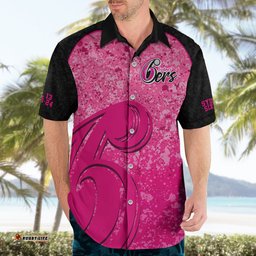 Sydney Sixers Custom Hawaiian Shirt BBL Cricket Team 2024