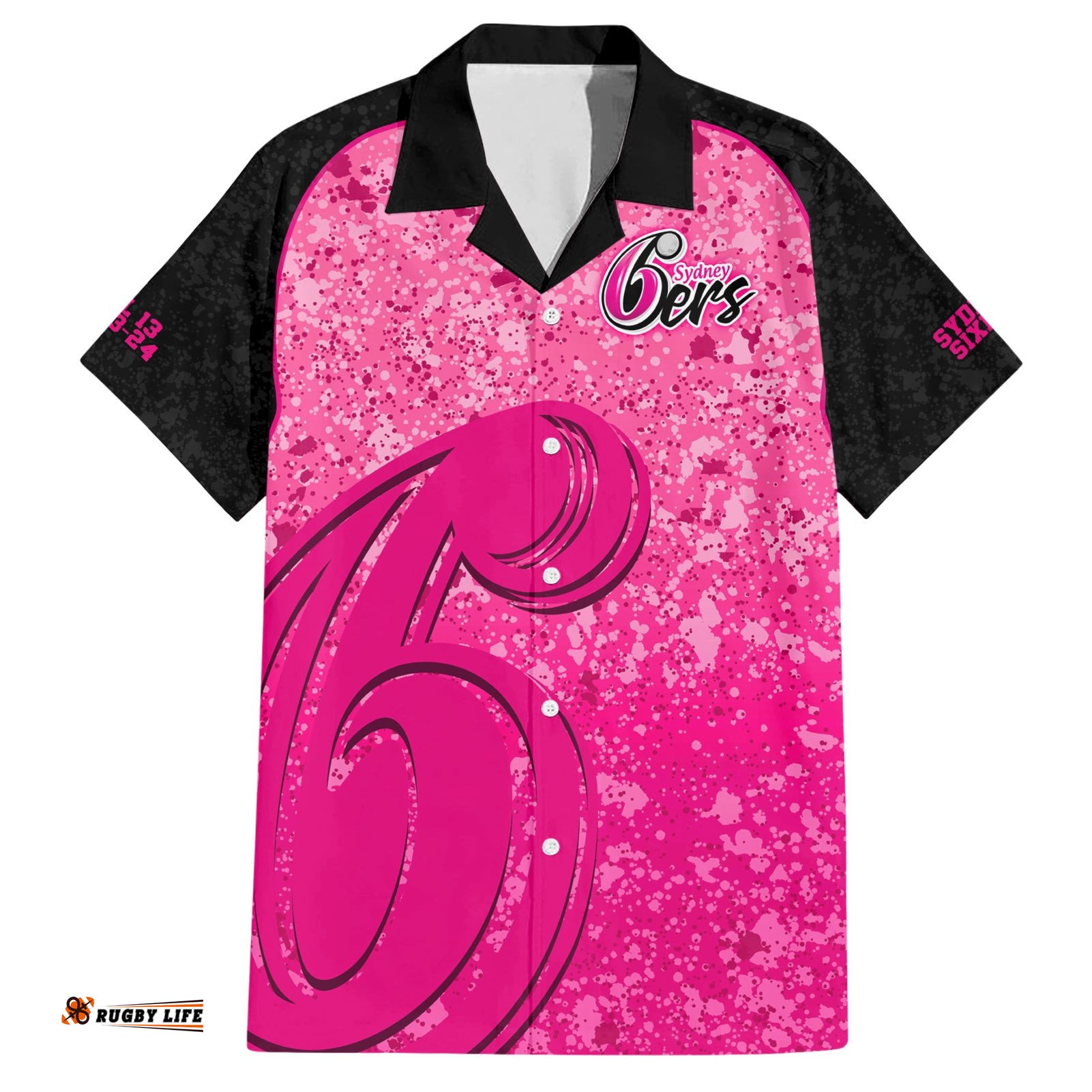 Sydney Sixers Custom Hawaiian Shirt BBL Cricket Team 2024