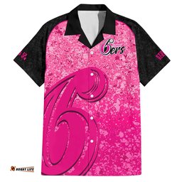 Sydney Sixers Custom Hawaiian Shirt BBL Cricket Team 2024