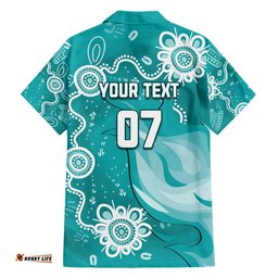 Custom Brisbane Cricket Indigenous Hawaiian Shirt Feel The Heat
