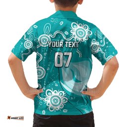 Custom Brisbane Cricket Indigenous Hawaiian Shirt Feel The Heat