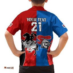 NRL Dragons and Knights Sporty Style Hawaiian Shirt