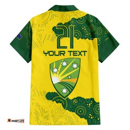 Custom Australia Cricket Hawaiian Shirt History Commemorative World Cup Winners