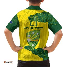 Custom Australia Cricket Hawaiian Shirt History Commemorative World Cup Winners