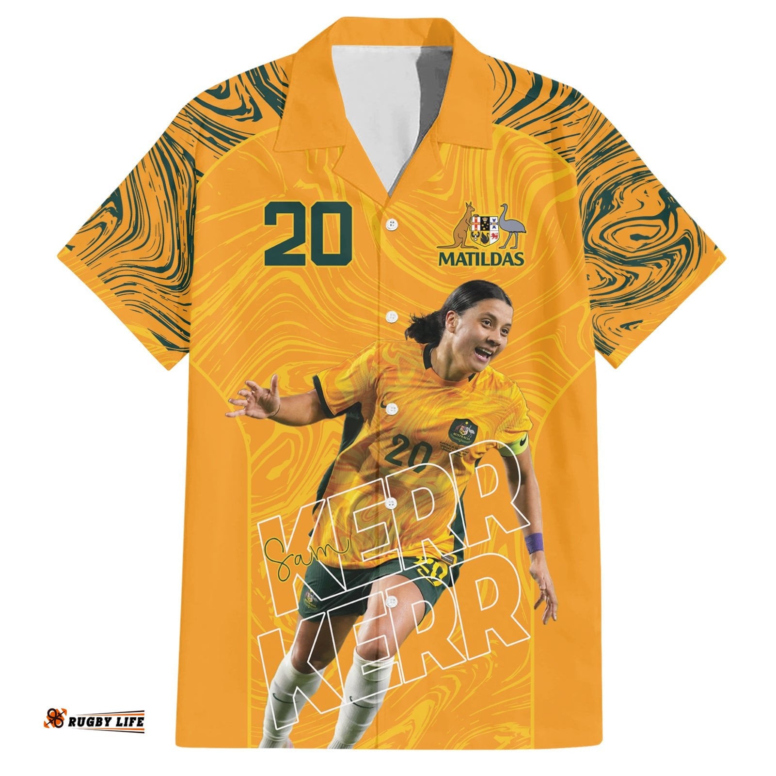 Sam Kerr Australia Matildas Hawaiian Shirt