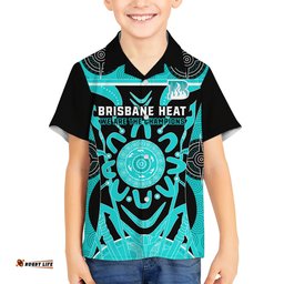 Custom Brisbane Heat Hawaiian Shirt We Are The Champions Aboriginal Art