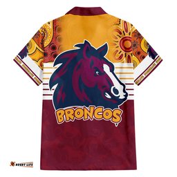 NRL Broncos Champions Hawaiian Shirt Proud Newcastle Aboriginal Vibe