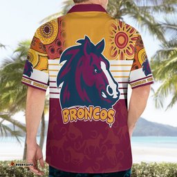 NRL Broncos Champions Hawaiian Shirt Proud Newcastle Aboriginal Vibe