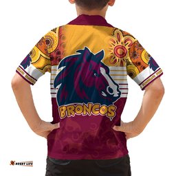 NRL Broncos Champions Hawaiian Shirt Proud Newcastle Aboriginal Vibe